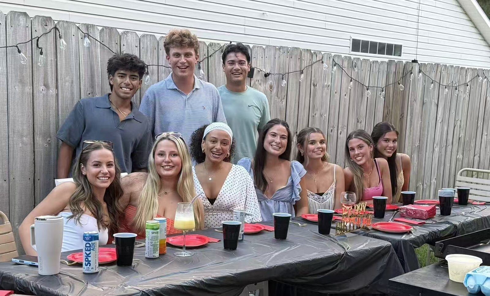 Outdoor Birthday Dinner Hibachi Gathering