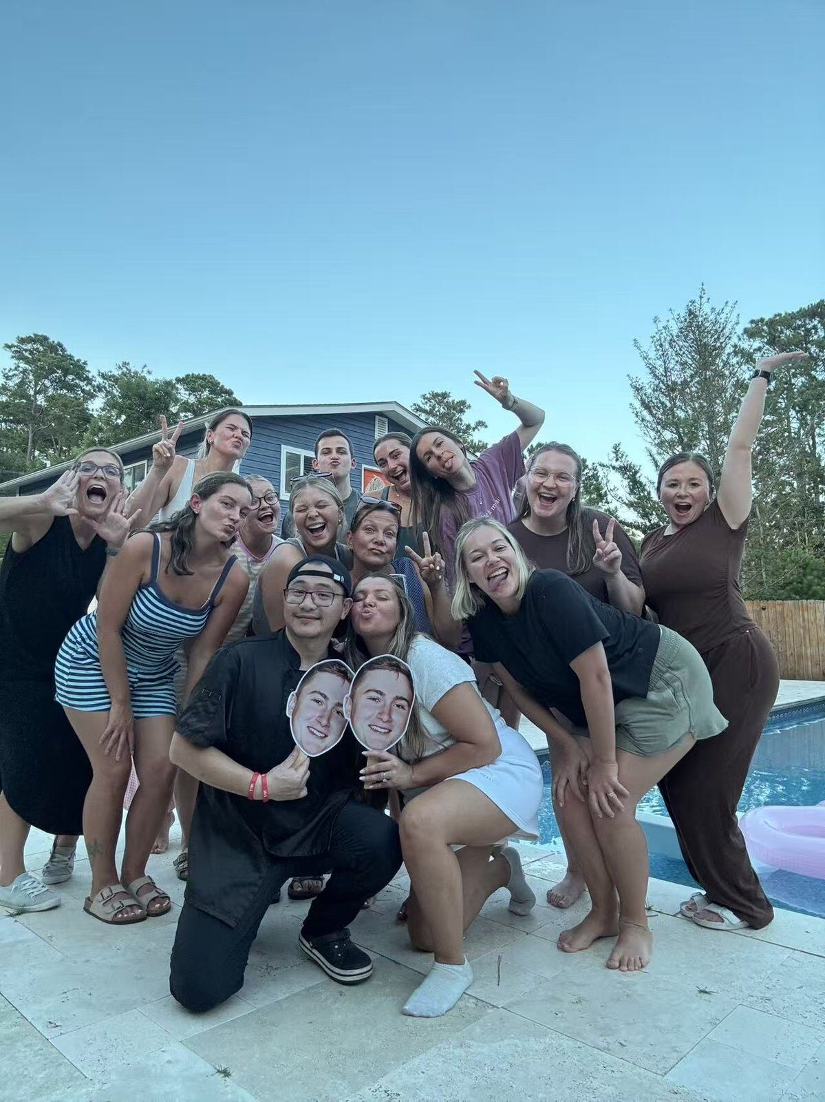 Backyard Pool Party Hibachi Celebration